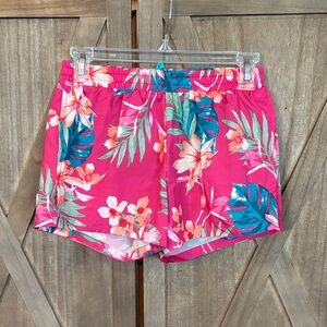 Old Navy Tropical Pink Athletic Shorts